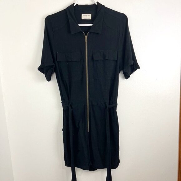 Jackson Rowe Black Zip Coretta Romper - Picture 2 of 8